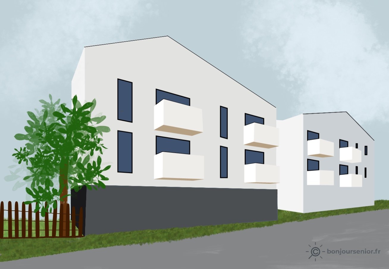 illustration résidence senior en appartement