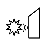 Picto détecteur d'obstacle