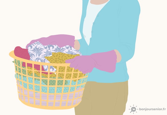 Illustration entretien du linge