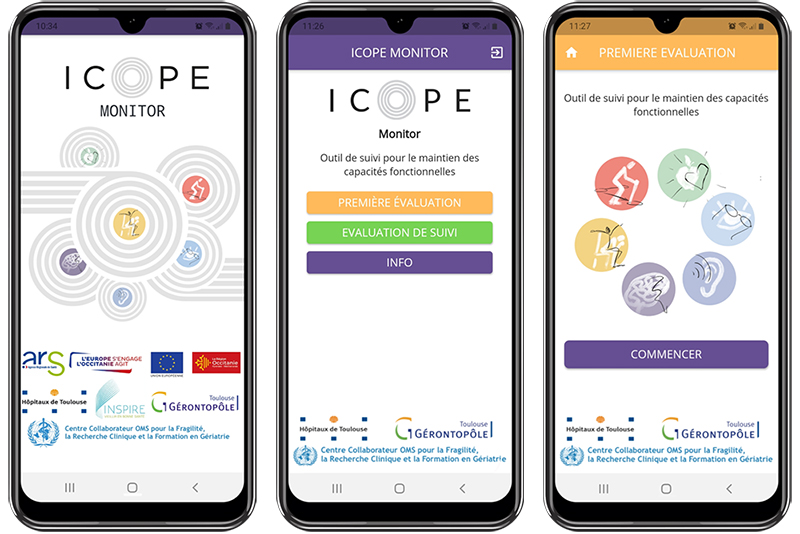 Application ICOPE MONITOR