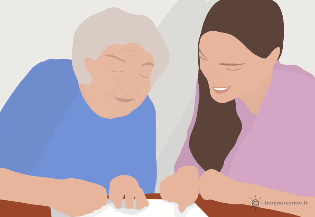 Illustration cohabitation intergénérationnelle