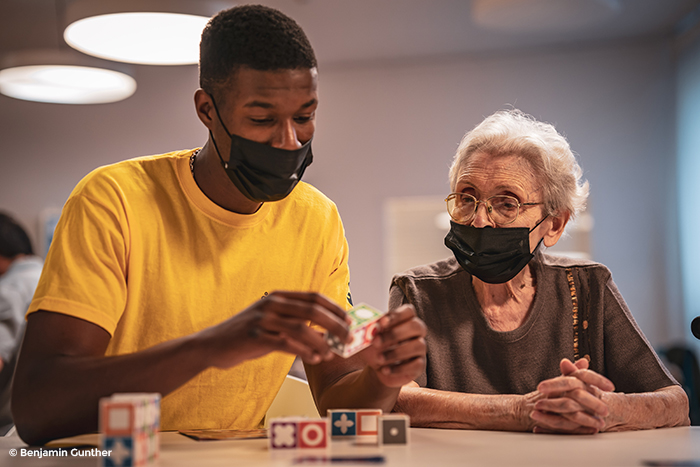 Photo Service Civique Solidarité Seniors