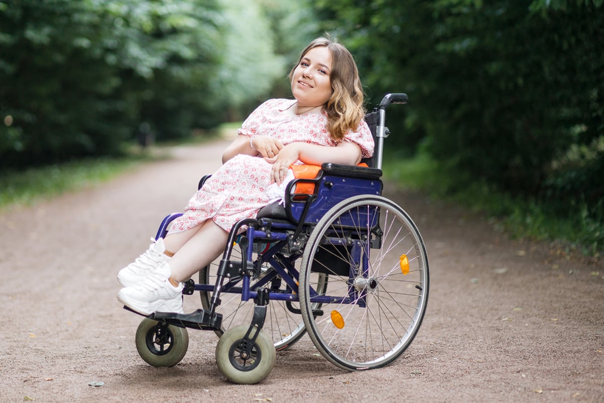 Photo de fauteuil roulant handicapé