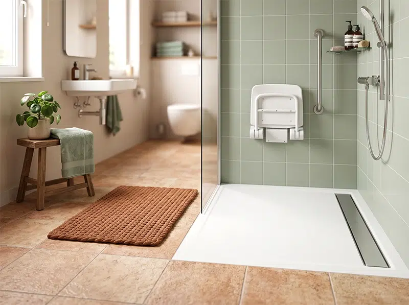 Douche PMR, normes et dimensions