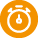 Picto chronomètre orange 38x38px