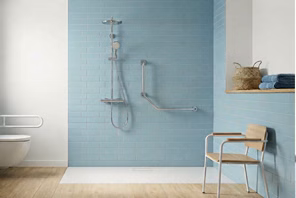 Douche senior sécurisée