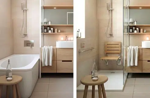 Remplacer sa baignoire par une douche italienne senior
