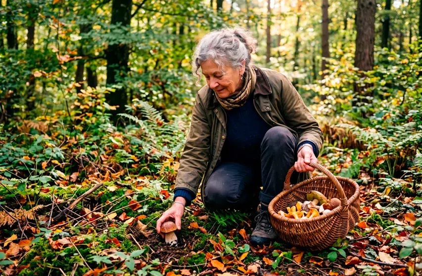 cueillette champignon